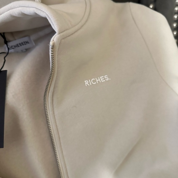 Riches cropped zip jacket with hood - Picture 4 of 5